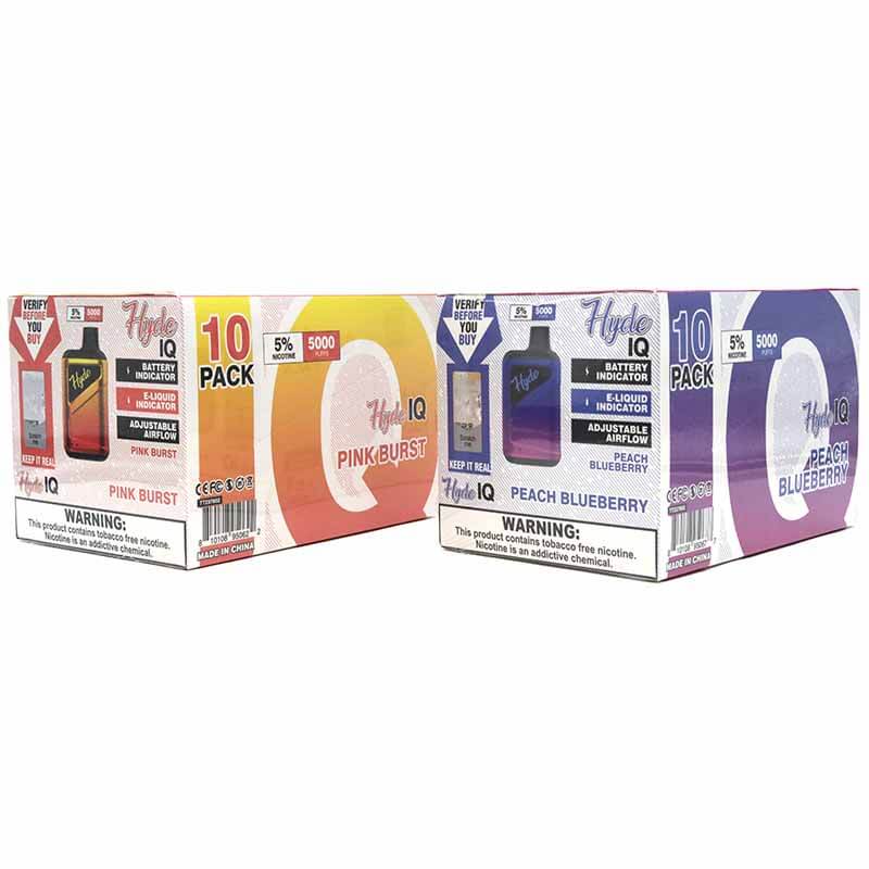 Hyde IQ Disposable | 5000 Puffs | 5% Nicotine | 10 Count Display  - image 2 of 2
